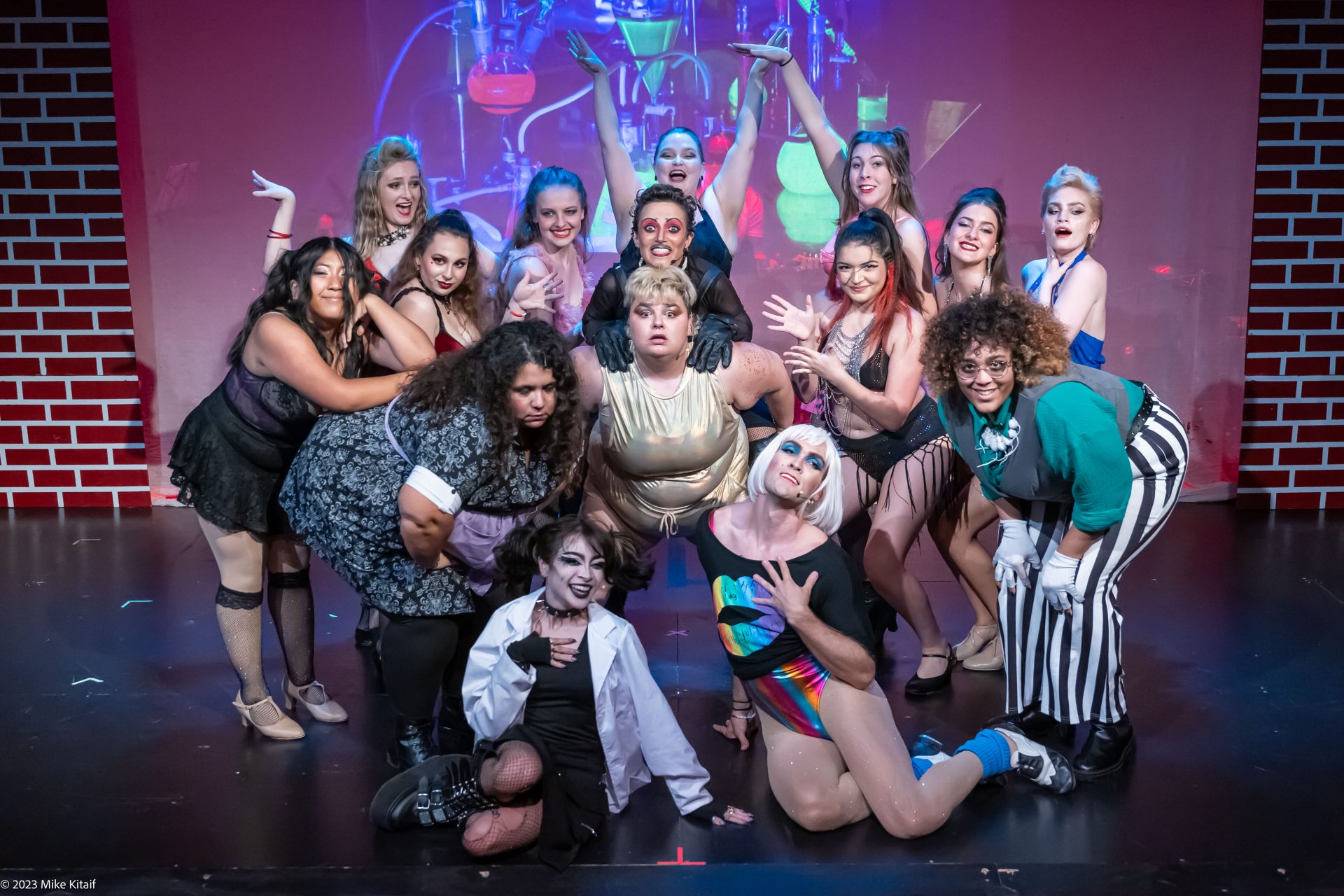 Rocky Horror Show rehearsal